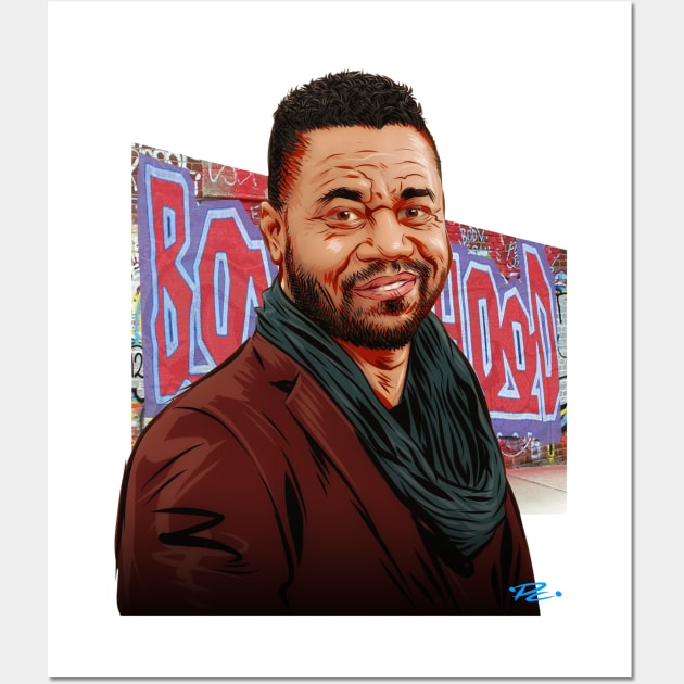 Cuba Gooding Jr. - An illustration by Paul Cemmick Wall Art by PLAYDIGITAL2020